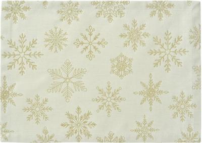 Sander Sander placemat Cristallo Luce 35x50 Fb. 07 - Ecru/Gold