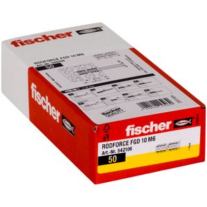 Fischer Fischer Deutschl. Inslagplug 35 mm 10 mm 542106 50 stuk(s)