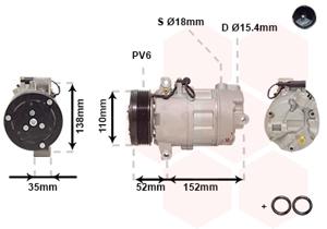 Van Wezel Airco compressor 0600K545