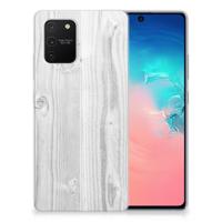 Samsung Galaxy S10 Lite | Bumper Hoesje | White Wood