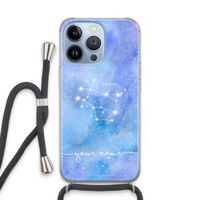 Sterrenbeeld - Licht: iPhone 13 Pro Transparant Hoesje met koord