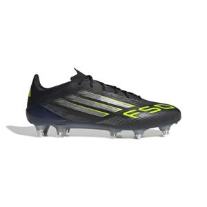adidas F50 Elite IJzeren-Nop Voetbalschoenen (SG) Zwart Zilver Neongeel