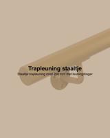 Staaltje trapleuning rond 42,2mm goud