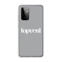 Topvent Grijs Wit: Samsung Galaxy A72 Transparant Hoesje