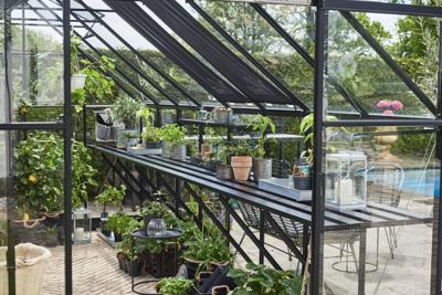 Kweektafel Qube 816, geintegreerd, zwart Halls - Royal well