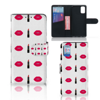 Samsung Galaxy A41 Telefoon Hoesje Lipstick Kiss - thumbnail