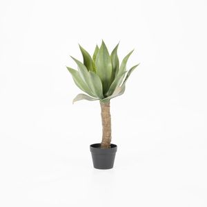 By-Boo Kunstplant 'Agave' op stam, 82cm hoog