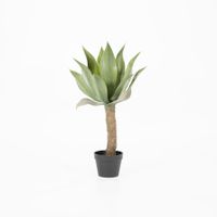 By-Boo Kunstplant 'Agave' op stam, 82cm hoog
