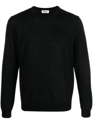 ERALDO pull en laine mérinos - Noir