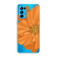 Orange Ellila flower: Oppo Find X3 Lite Transparant Hoesje