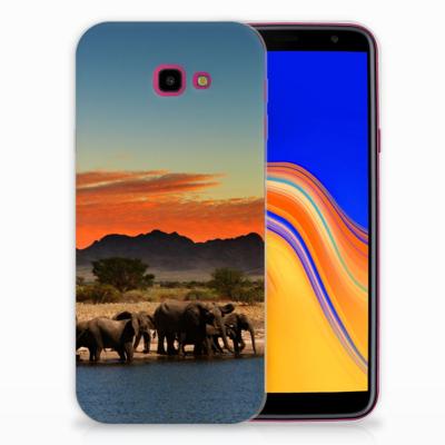 Samsung Galaxy J4 Plus (2018) | TPU Hoesje | Olifanten