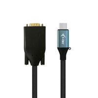 i-tec C31CBLVGA60HZ video kabel adapter 1,5 m USB Type-C VGA (D-Sub) Zwart, Blauw - thumbnail