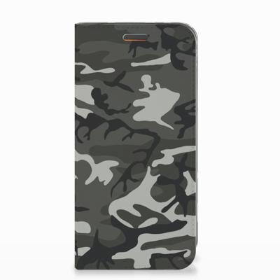 Motorola Moto E5 Play | Hoesje met Magneet | Army Light