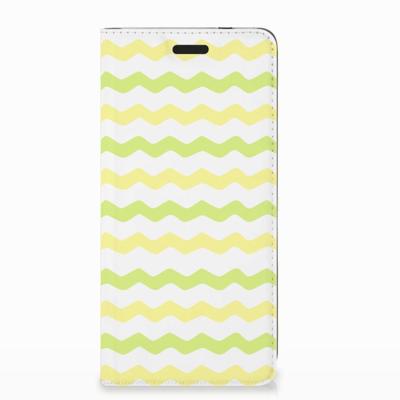 Nokia 3.1 (2018) | Hoesje met Magneet | Waves Yellow Nokia 3.1 (2018) | Hoesje met Magneet | Waves Yellow