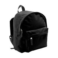 Sols Rugtas - kinderen - zwart - 9 liter - 25x30x12 cm - rugzak met voorvakje