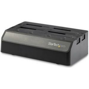 StarTech.com 4-bay SATA HDD dockingstation voor 2.5 /3.5 SSDs/HDDs USB 3.1 (10Gbps)