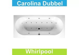 Ligbad Riho Carolina 180 x 80 cm Whirlpool Dubbel systeem Riho