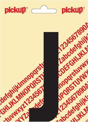 Plakletter Nobel Sticker zwarte letter J - Pickup