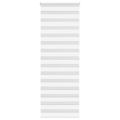 VidaXL Zebra rolgordijn 70x200 cm stofbreedte 65,9 cm polyester wit