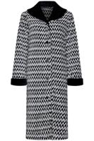 Fleece badjas zigzag Pastunette