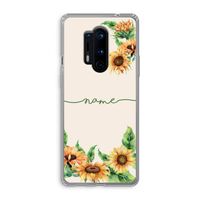 Zonnebloemen: OnePlus 8 Pro Transparant Hoesje
