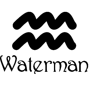 Waterman sterrenbeeld - Muursticker