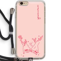 Best Friends: iPhone 6 PLUS / 6S PLUS Transparant Hoesje met koord