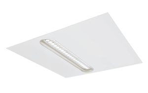Kantoor LED verlichting Molior Line 1 lijn systeem 14W 1520 lumen 3000K 592x592 wit