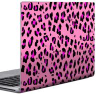 Sticker Laptop Roze Luipaard - thumbnail