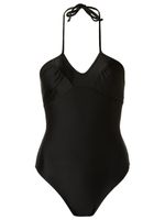 Amir Slama gathered details swimsuit - Noir