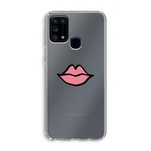 Kusje: Samsung Galaxy M31 Transparant Hoesje