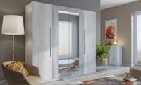 Home365 Kledingkast Verona - Wit - 4-Deurs