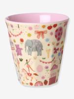 Melamine kinderbeker FUN FAIR PINK 160 ml rice rozen