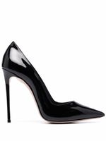 Le Silla escarpins Eva en cuir - Noir - thumbnail