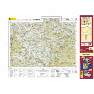 Topografische kaart 145 MT50 Sallent de Gállego | CNIG - Instituto Geográfico Nacional1