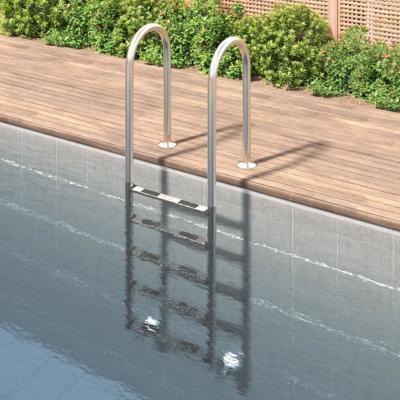 Zwembadladder 54x38x211 cm 304 roestvrij staal