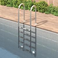 Zwembadladder 54x38x211 cm 304 roestvrij staal
