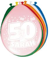 Ballonnen Sarah (8 st) - thumbnail