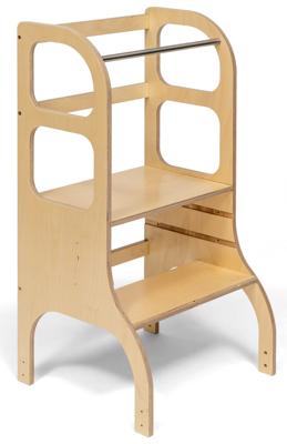 Ette Tete Leertoren Step Up | Naturel | Verstelbaar in hoogte