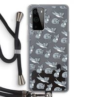 Poezen: OnePlus 9 Pro Transparant Hoesje met koord
