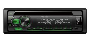 Pioneer DEH-S120UBG - CD/MP3-Autoradio Groen met USB / AUX-IN