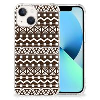 iPhone 13 Doorzichtige Silicone Hoesje Aztec Brown