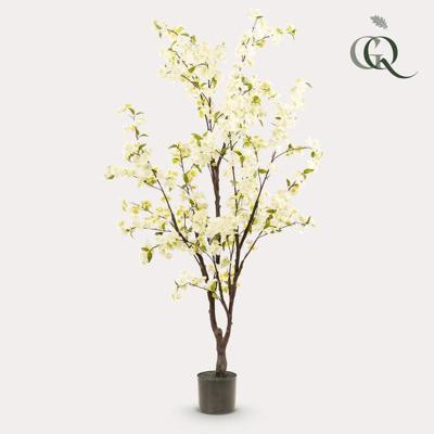 Kunstplant - Kersenbloesem - Wit - 175cm