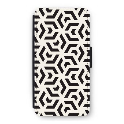 Crazy pattern: iPhone 12 Pro Flip Hoesje