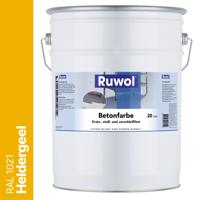 Ruwol Betonverf Heldergeel (RAL 1021) 20 liter