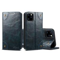 Voor iPhone 11 Pro Max barok eenvoudige horizontale Flip lederen draagtas met houder & kaartsleuven & portemonnee (blauw) Voor iPhone 11 Pro Max barok eenvoudige horizontale Flip lederen draagtas met houder & kaartsleuven & portemonnee (blauw)