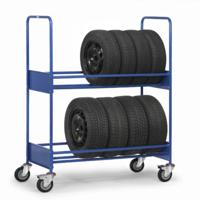 Fetra Hauptartikel 4588 Bandenwagen Staal Poedercoating Laadvermogen (max.): 500 kg Materiaal banden=Massief rubber