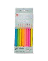 HEMA Kleurpotloden Neon - 8 Stuks