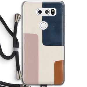 Geo #5: LG V30 Transparant Hoesje met koord
