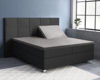 Primaviera Deluxe Splittopper Satijn Hoeslaken Grijs 180 x 200